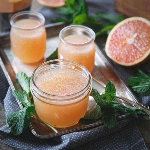 Sparkling Grapefruit Jello