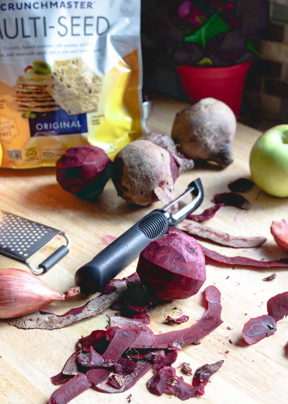Beets cooked down with apples, raisins and lots of winter spices become a lovely chutney perfect for so many things!