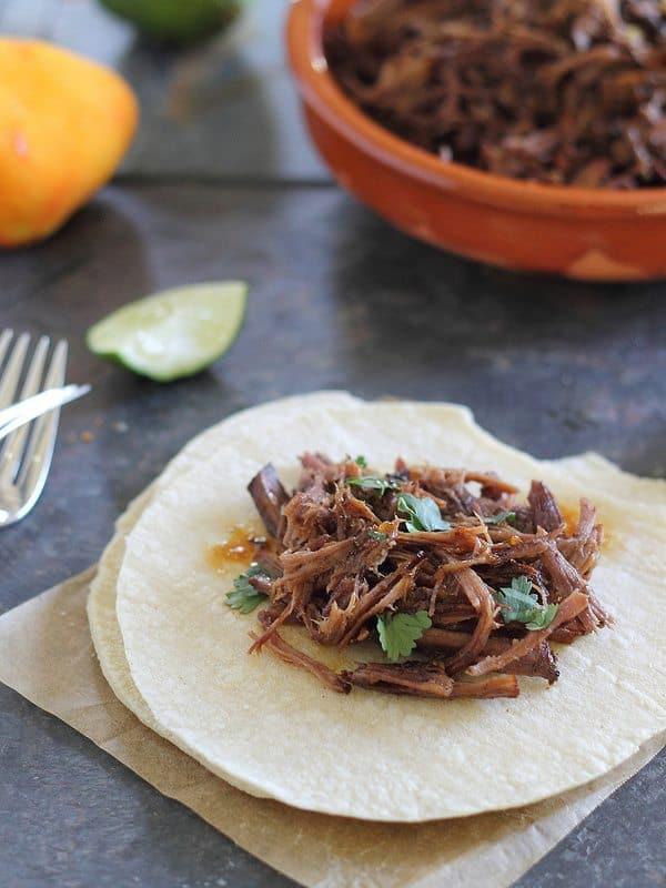 Spicy orange beef carnitas