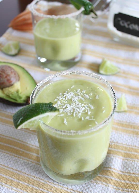 Spicy pina colada margarita