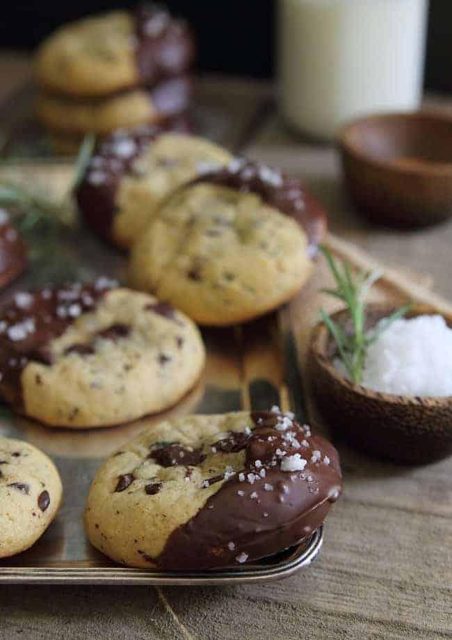 Spicy Rosemary Chocolate Chip Cookies