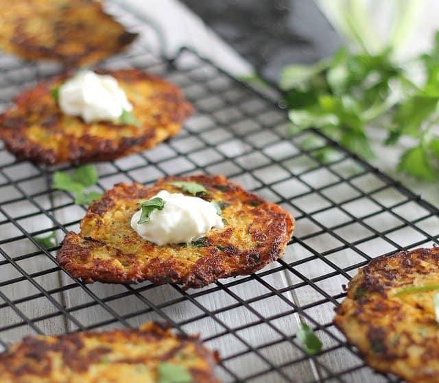 Latkes with spaghetti squash