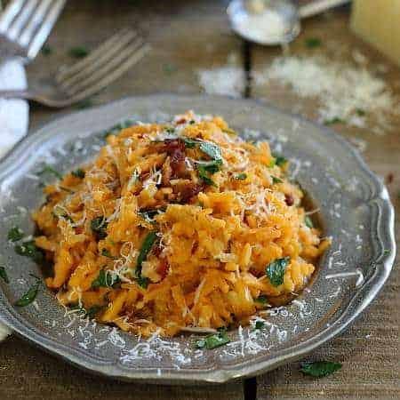Spicy Sweet Potato Carbonara