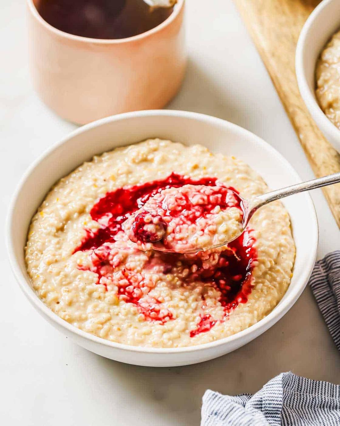 Perfectly Creamy Steel Cut Oatmeal