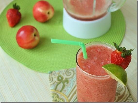 Strawberry Nectarine Smoothie