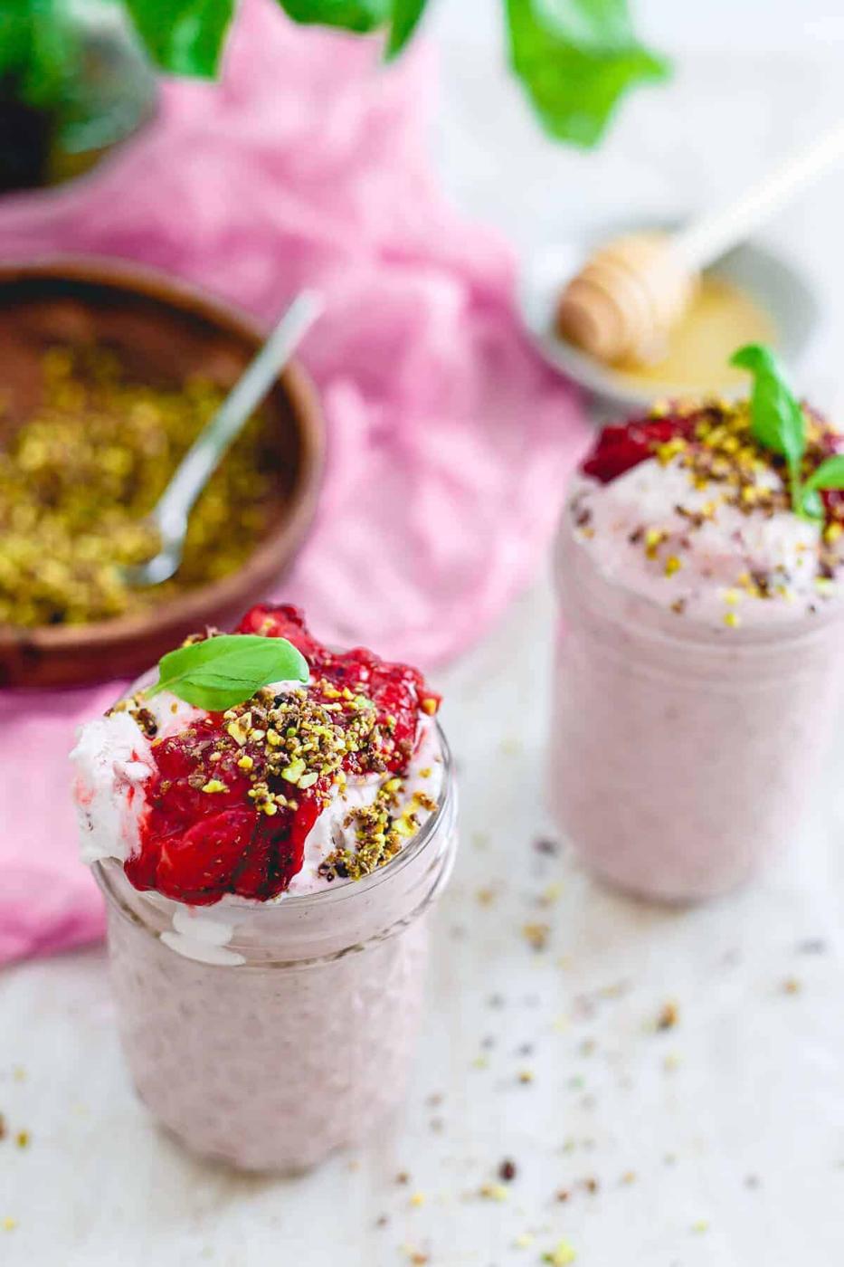 Roasted Strawberry Milkshake