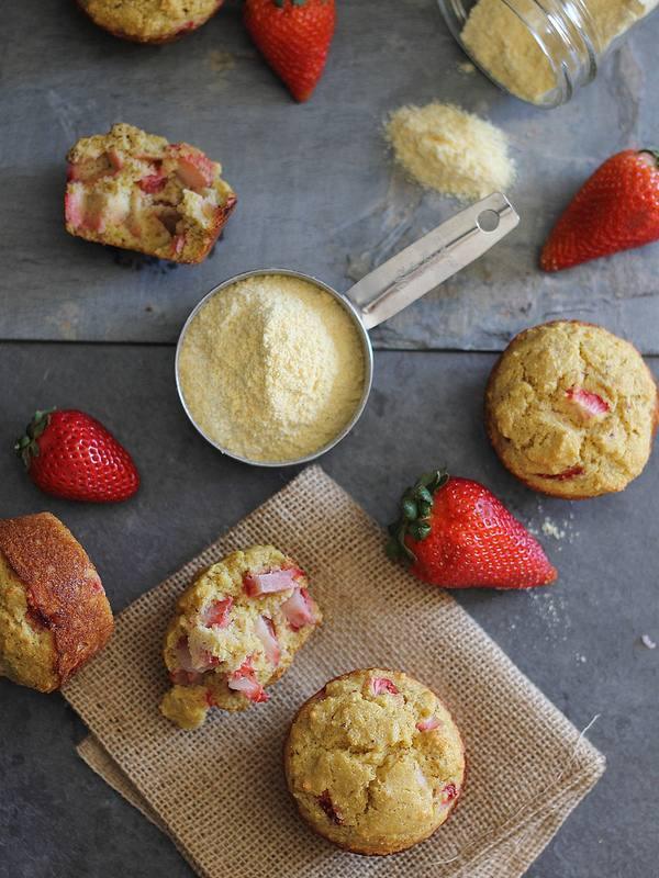 strawberry muffins