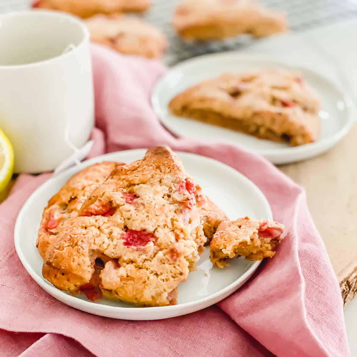 Strawberry Lemon Scones