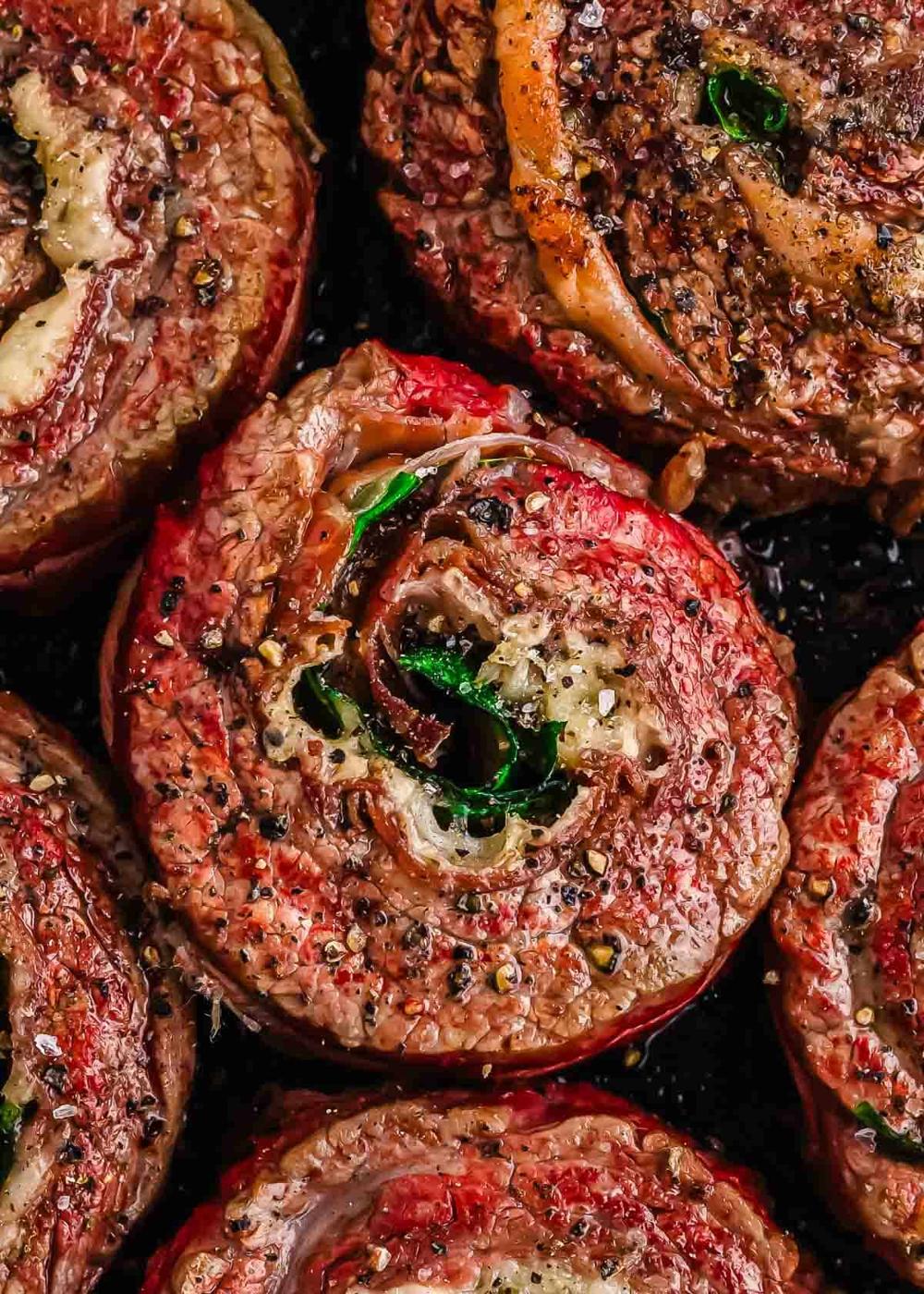 Flank Steak Pinwheels