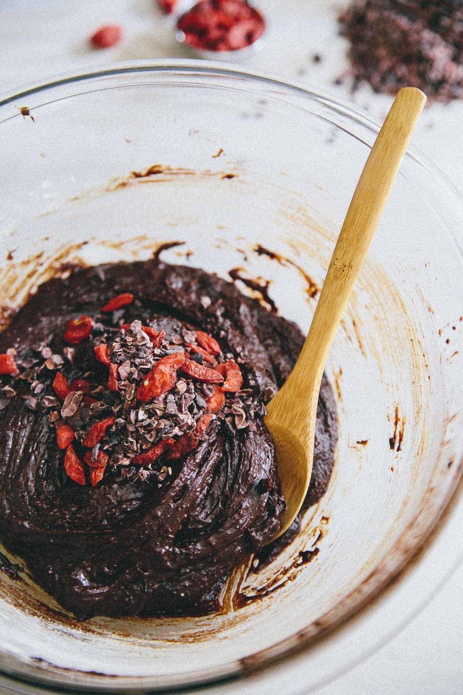 Gluten Free Superfood Brownie batter
