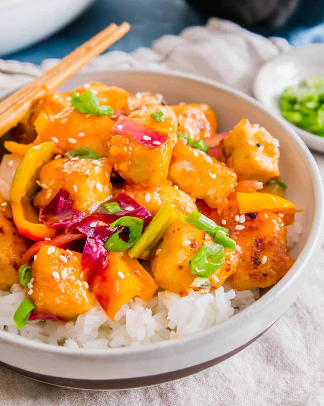 Sweet and Sour Tofu