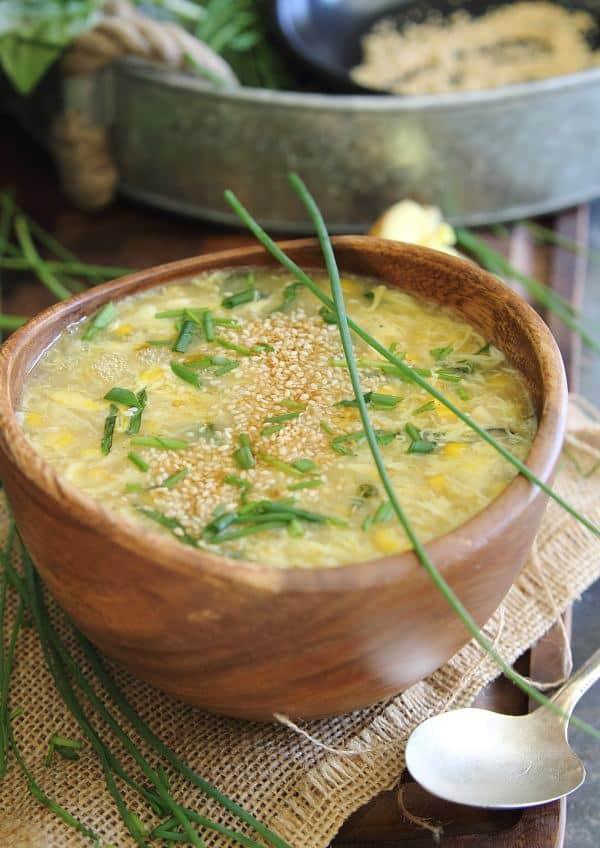 Easy homemade egg drop soup
