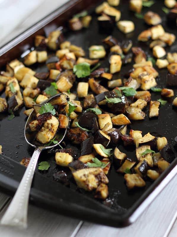 Sweet roasted eggplant