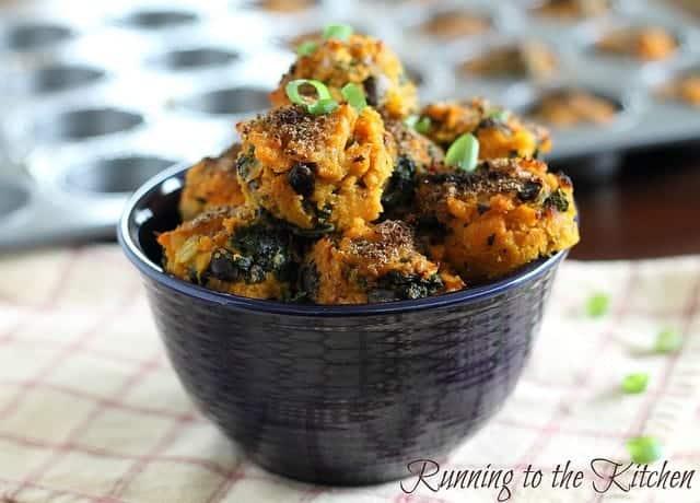 Sweet Potato Kale Bites