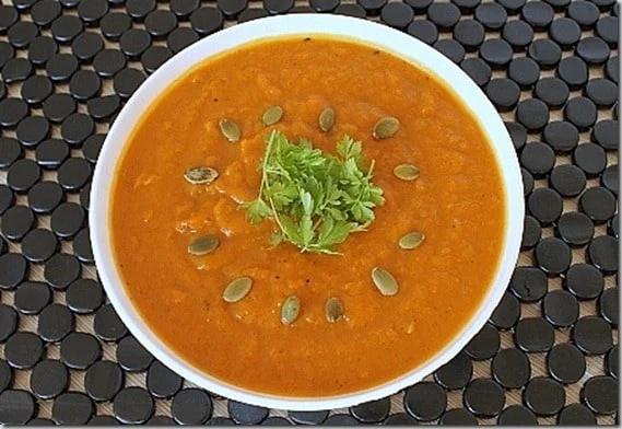 Sweet and Spicy Butternut Squash Soup