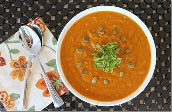Sweet and Spicy Butternut Squash Soup