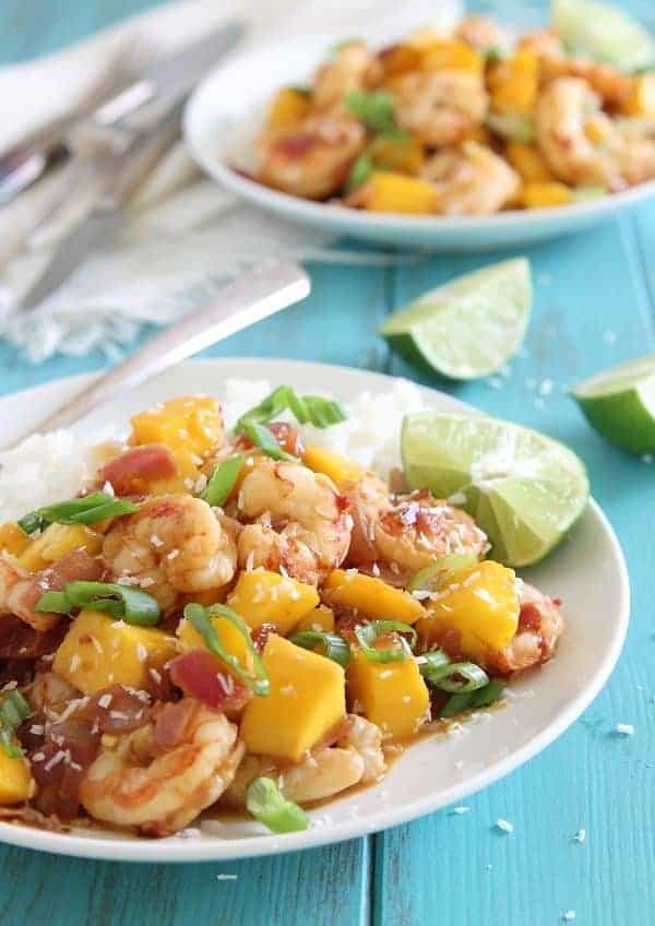 Sweet and Spicy Mango Shrimp