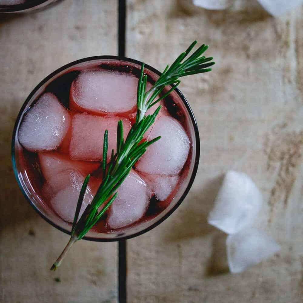 Tart Cherry Red Wine Spritzer