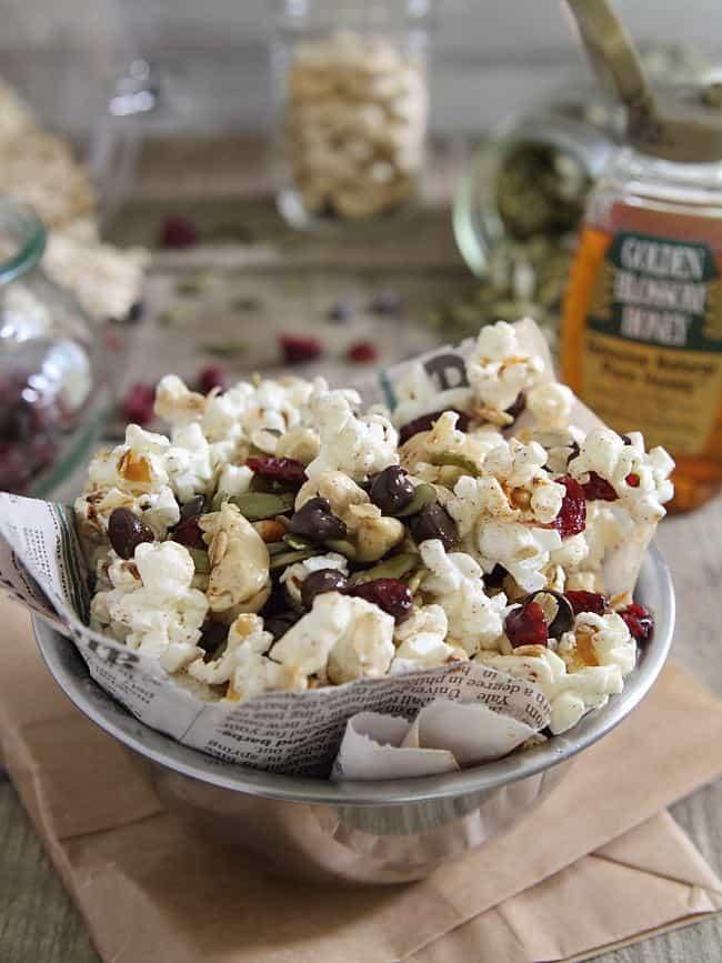 Trail mix popcorn