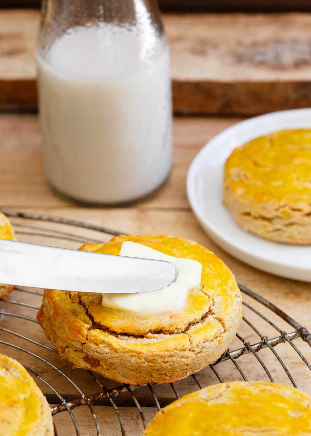 Nothing beats a warm vanilla butternut squash biscuit with a pat of good quality butter. They're even paleo!
