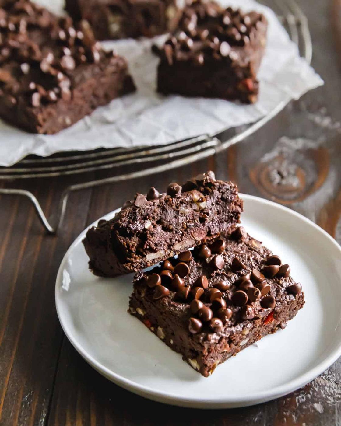 Vegan Black Bean Brownies