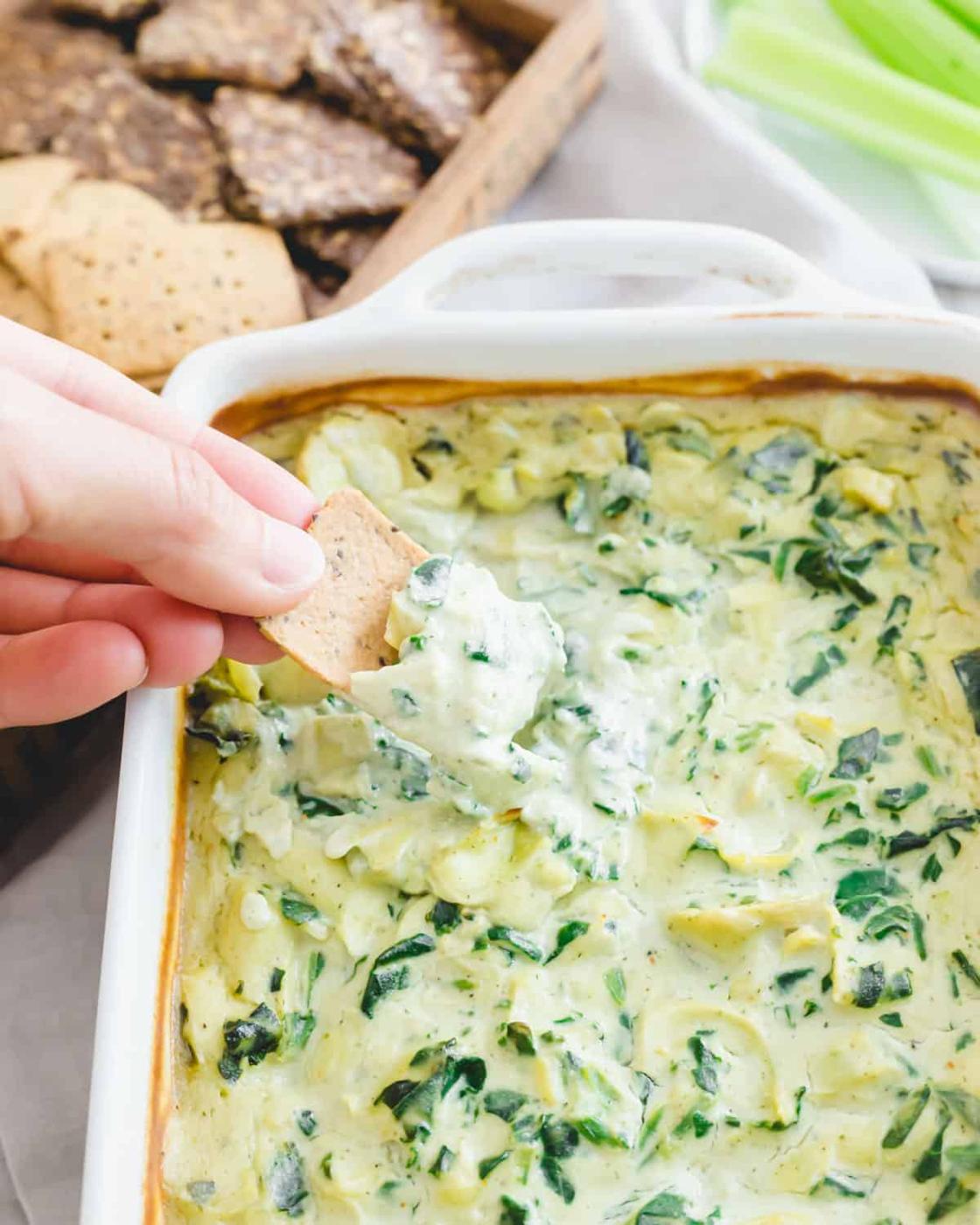 Vegan Spinach Artichoke Dip