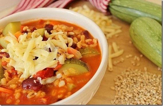 Vegetarian barley chili