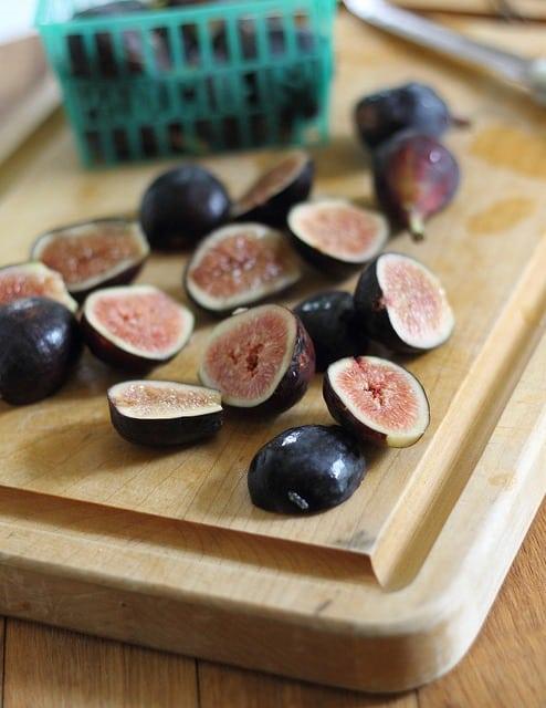 Apple and fig salad with maple dijon dressing