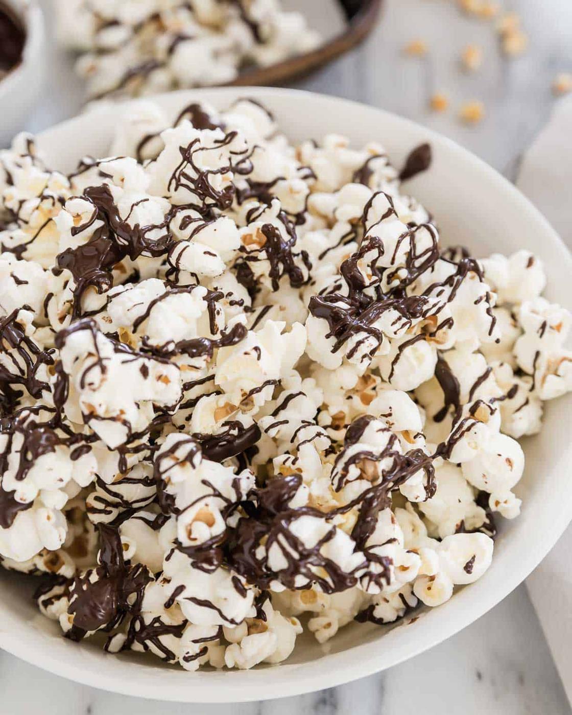 Quick & Easy Chocolate Covered Popcorn