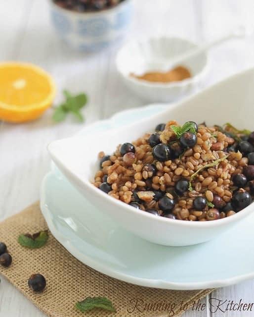 Wheatberry Currant Salad