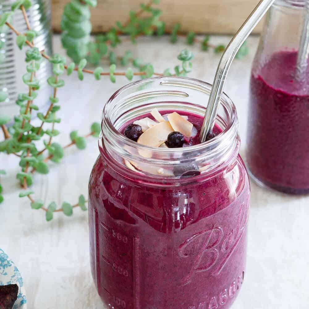 Wild Blueberry Beet Smoothie