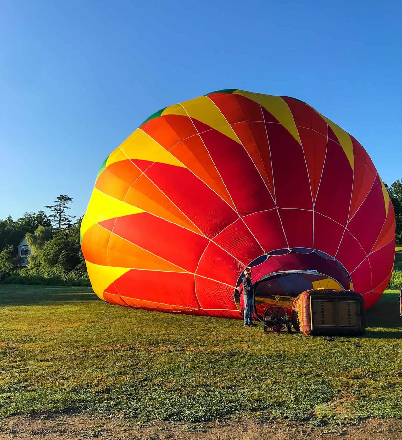 Hot Air Balloon in Quechee, VT