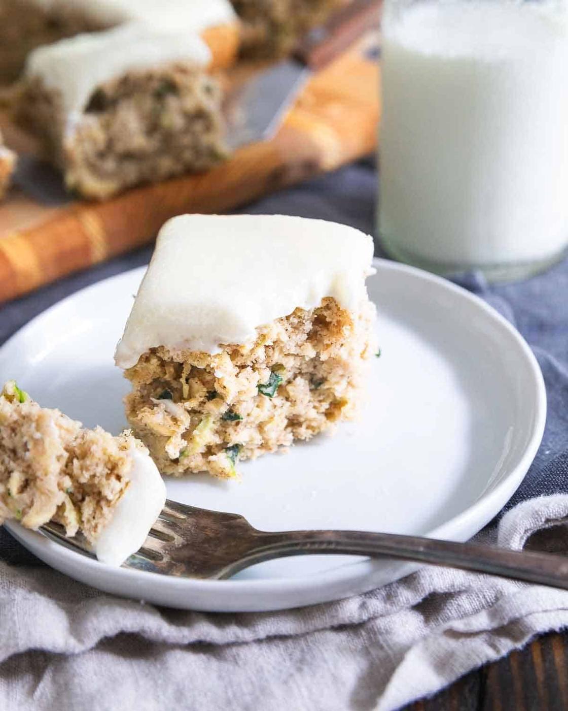 Zucchini Bars with Cream Cheese Frosting