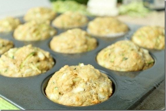 Zucchini Feta Muffins