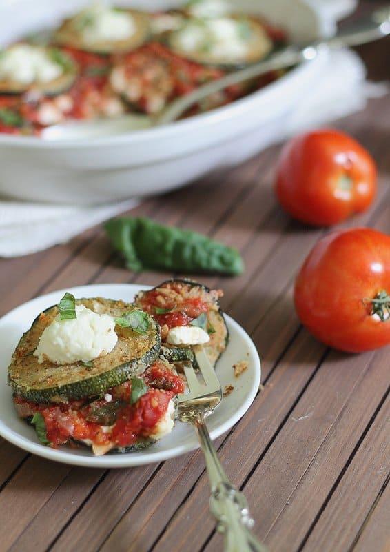 Zucchini Ricotta Bake | runningtothekitchen.com