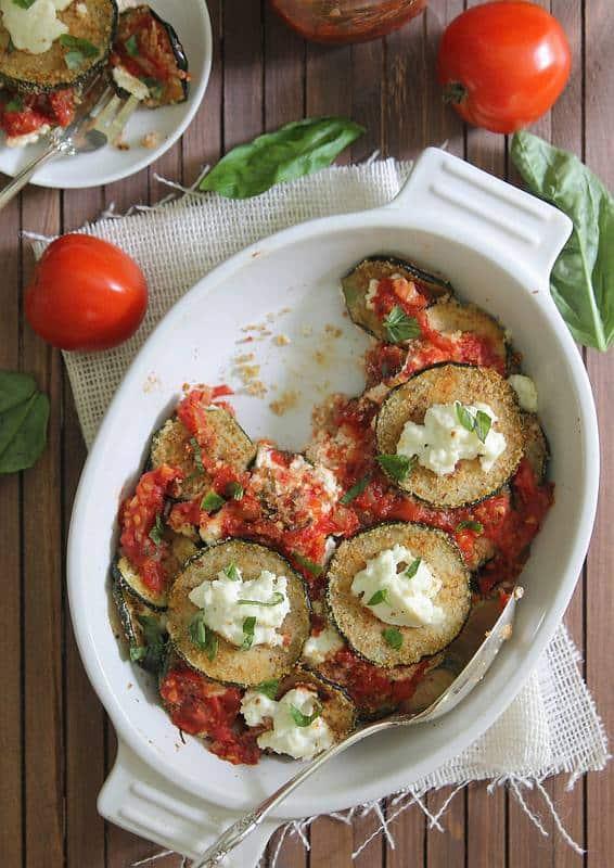 Zucchini Ricotta Bake | runningtothekitchen.com