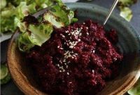 Here’s the original title, and a single, original title:

Garlic Beet Hummus Crunch