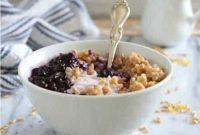 Blueberry Farro Yogurt Power Bowl