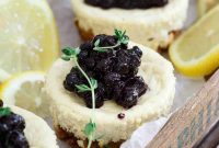 Herb Kissed Lemon Blueberry Cheesecake Minis