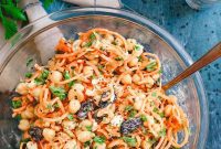 Vibrant Mediterranean Carrot Salad with Creamy Tahini-Yogurt