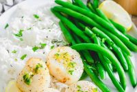 Golden Air Fried Scallops