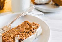 Maple Tahini Drizzled Gingerbread Banana Bread