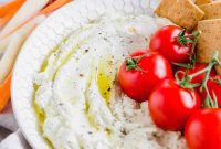 Whipped Garlic Chèvre Dip