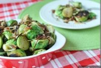 Golden Crispy Brussels Sprouts with Shallots