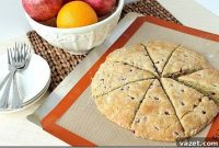 Vibrant Pomegranate Orange Scones
