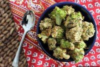 Golden Crisped Curry Broccoflower