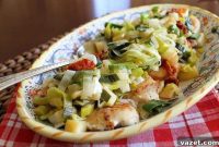 Chicken with Leeks, Apples, and Sun Dried Tomatoes