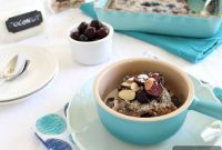 Cozy Cherry Almond Steel Cut Oat Bake