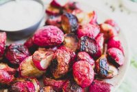 Roasted Radishes with Rosemary Honey Glaze