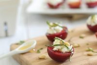 Sweet & Savory Plum & Chevre Delights